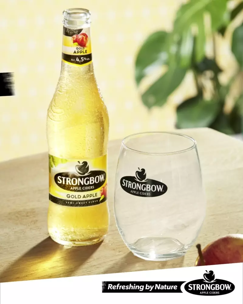 Steps to serve Strongbow