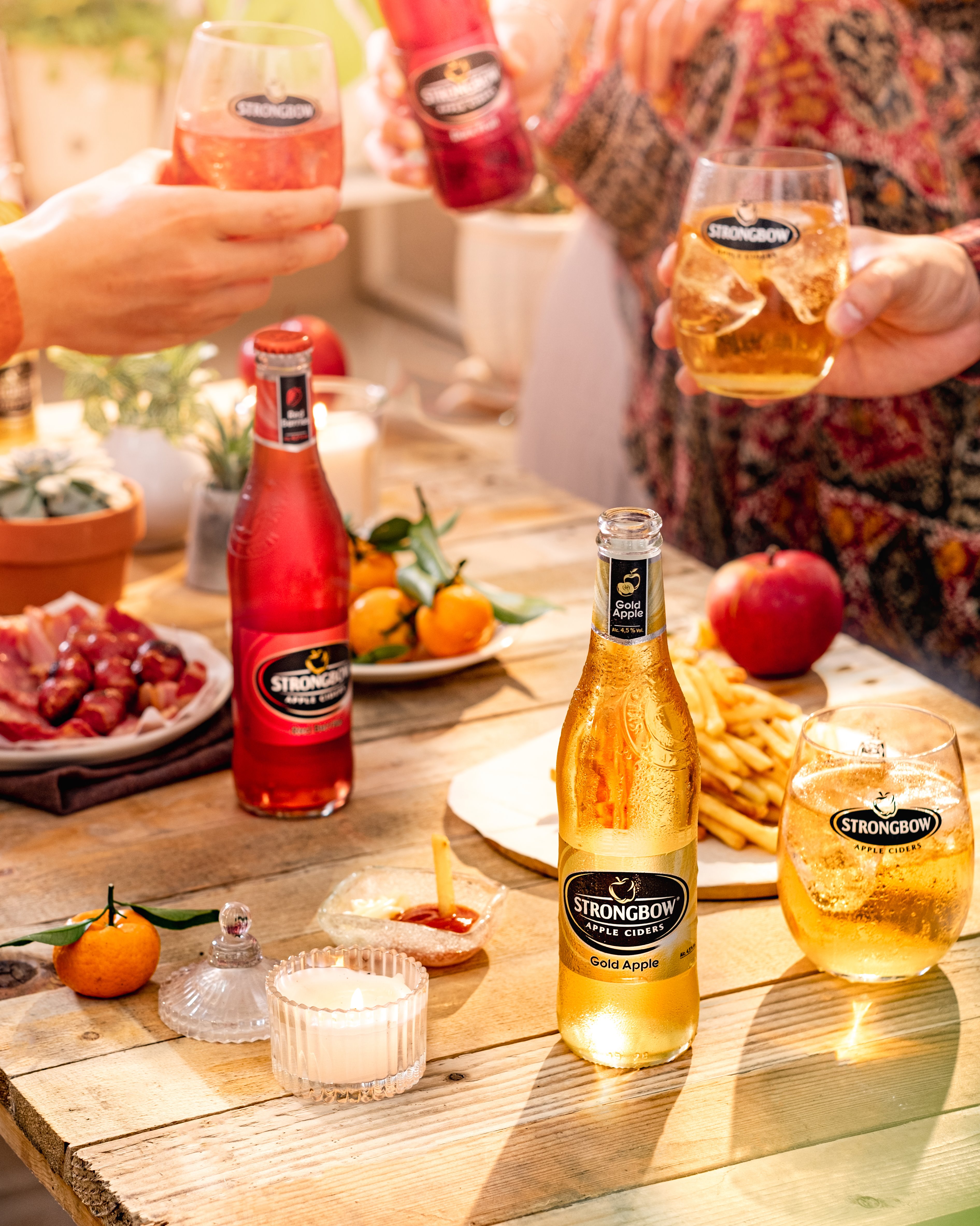 Strongbow Apple Ciders Always On Social Co Maker 2020 VN 4 At Home Gatherings Gold Apple Red Berries Imagery Social Media Global English